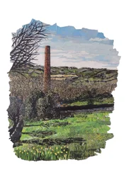 Peckwash Mill depuis Rigga Lane